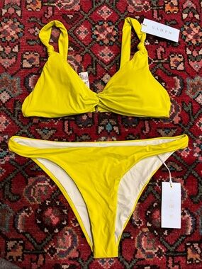 Kibys Bright Yellow Bikini Set